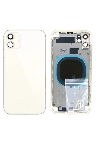 Iphone 11 Boş Kasa + Kapak Beyaz - Resim 2