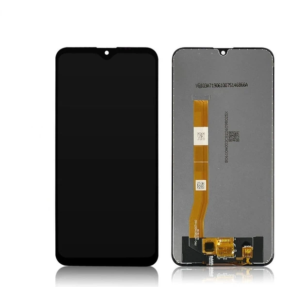 Realme C2 Lcd Ekran Dokunmatik (Siyah) - Resim 4