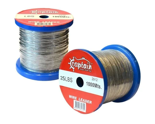 Captain Çelik Tel 1000mt Steel Wire Leader - Resim 5