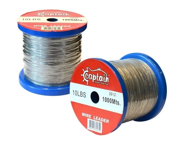 Captain Çelik Tel 1000mt Steel Wire Leader - Resim 2