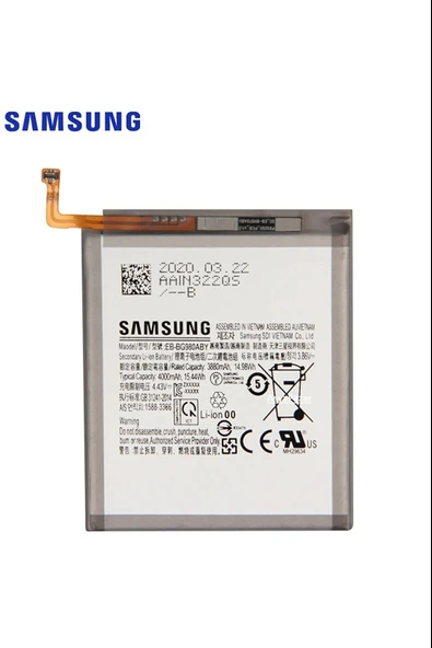 Samsung S20 Pil Batarya EB-BG980ABY - SM-BG980 ürün görseli 1