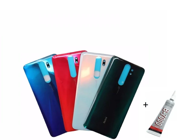 REDMİ NOTE 8 PRO Arka Batarya Pil Kapağı SİYAH (B7 - Resim 5