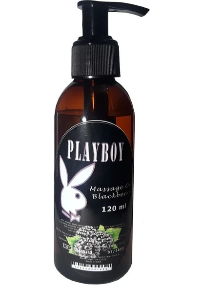 PLAYBOY MASSAGE OIL BÖĞÜRTLENLİ MASAJ YAĞI 120ML ürün görseli 1