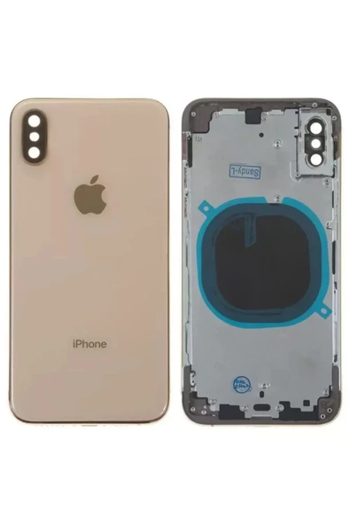 Iphone Xs A Kalite Boş Kasa Gold ürün görseli 1