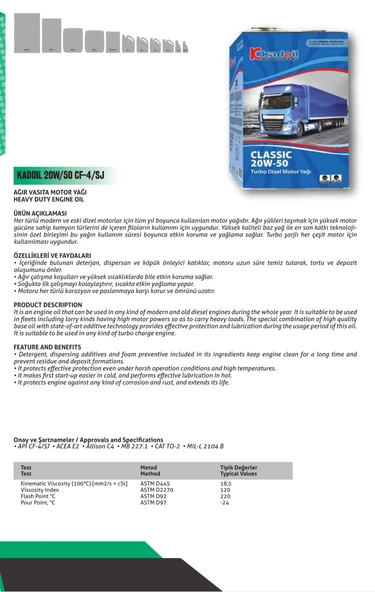 20w 50 motor yağı - Resim 2