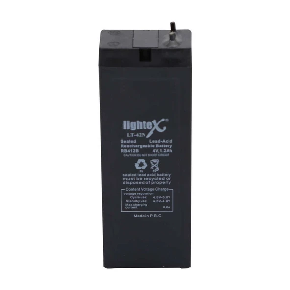 Lightex Lt-42 4v 1.2ah Işıldak Fener Aküsü ürün görseli 1