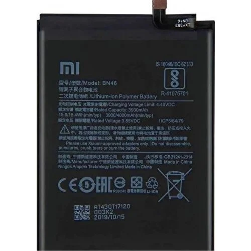 Redmi Note 8 (BN46) Batarya Pil 4000 mAh - Resim 5