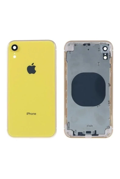 Iphone Xr A Kalite Boş Kasa Kapak Sarı - Resim 5