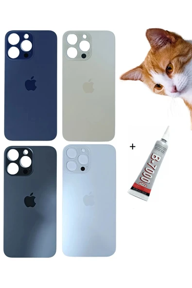 iPhone 14 PRO MAX Uyumlu Arka Batarya Pil Kapağı U - Resim 3