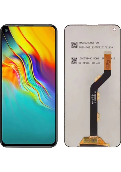 infinix Hot 9 Dokunmatik Ekran (Siyah) ürün görseli 1