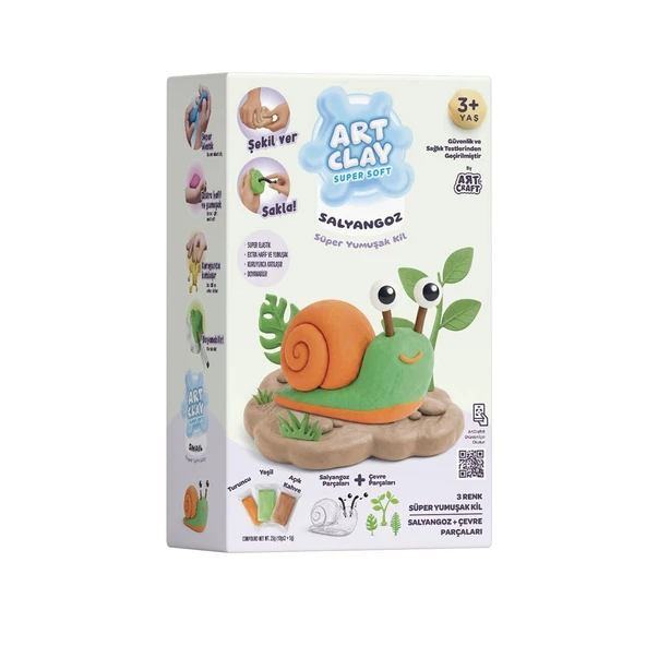 04148 ART CLAY MİNİK CANLILAR SÜPER HAFİF KİL(Belirtilen fiyat, tekli satış için adet fiyatıdır.) ürün görseli 1