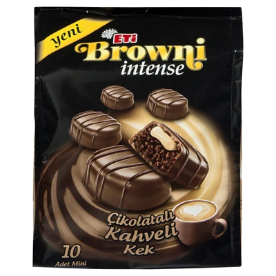 ETİ Browni İntense Mini Kek 12 X 160 G Kahve (7'li Paket) ürün görseli 1