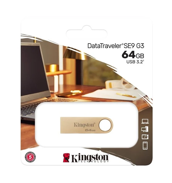 Kingston 64GB Usb3.2 Gen1 DTSE9G3/64GB ürün görseli 1