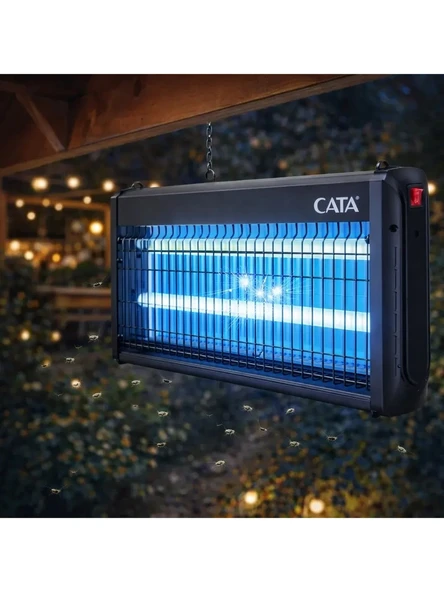CT-9401 2X20 W Sinek Armatür Yüksek UV Gücü ile Etkili Performans 64x26x6,5 cm 1 Cata CT-9401 2X20 W Sinek Armatür Yüksek UV Gücü ile Etkili Performans 64x26x6,5 cm ürün görseli 1