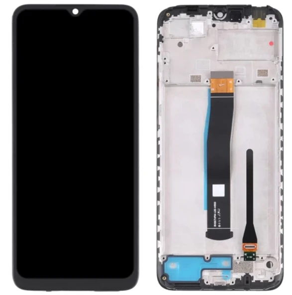 Redmi 10C UYUMLU Dokunmatik Ekran Çıtalı (Siyah) ürün görseli 1