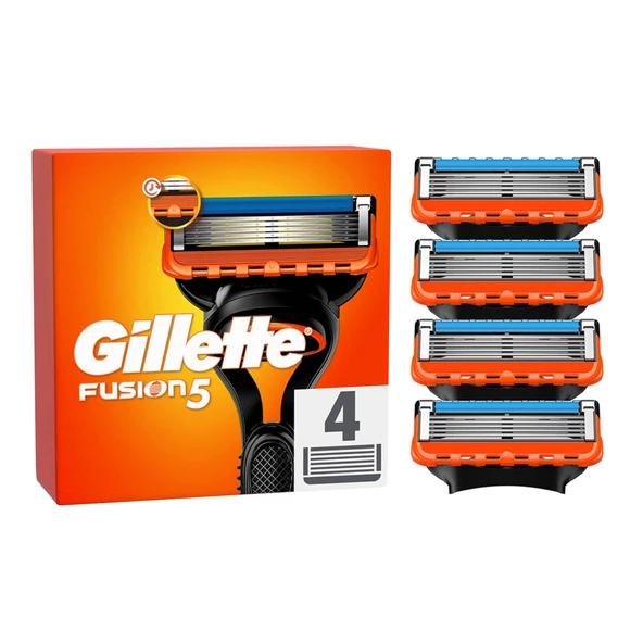 Gillette Fusion Yedek Tıraş Bıçağı 4 Adet (5'li Paket) ürün görseli 1
