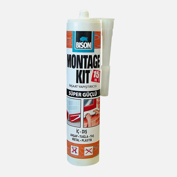 Bison Montage Kit Süper Güçlü Kartuş 310 ml (6'li Paket) ürün görseli 1