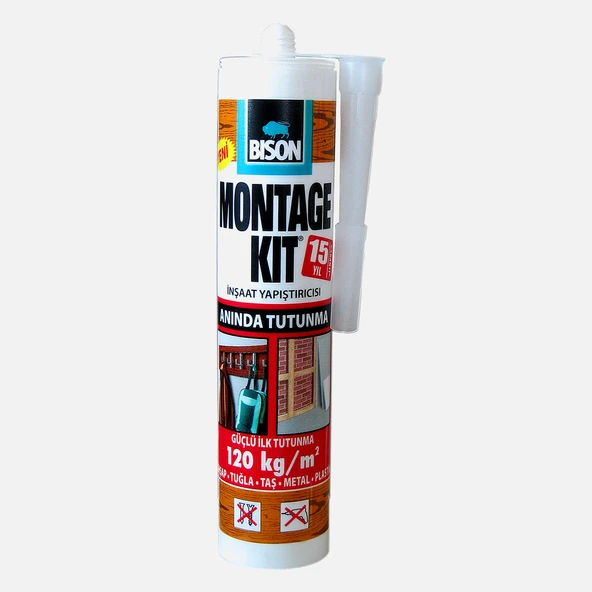 Bison Montage Kit Anında Tutunma 370 gr. Kartuş (6'li Paket) ürün görseli 1