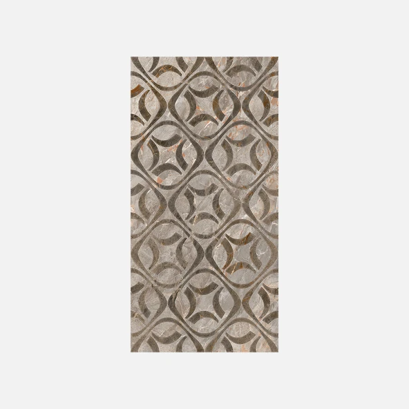 Çanakkale Seramik Vetra Taupe Dekor Parlak 40X80CM 1 Kutu: 1,28 M2 (6'li Paket) ürün görseli 1