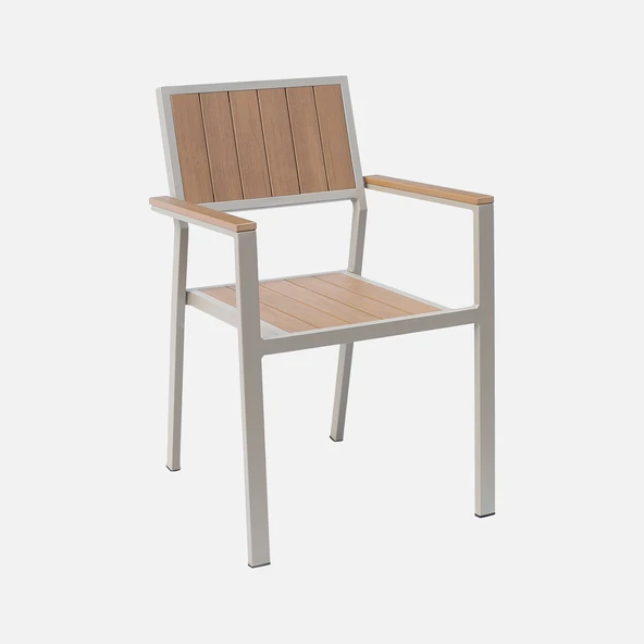 Sunfun Polywood Aluminyum Kolçaklı Sandalye ürün görseli 1