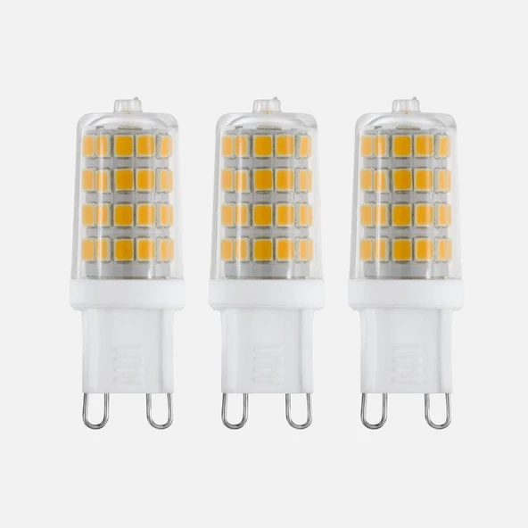 Led G9 3W 3000K 3'lü Ampul (6'li Paket) ürün görseli 1