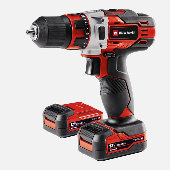 Einhell TE-CD12/1 Li 12V 2 Ah Li-ion Çift Akülü Darbeli Matkap ürün görseli 1