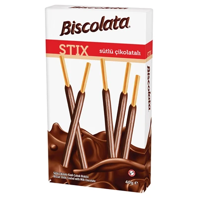 şölen Bıscolata Stıx Sütlü 16Lı (8'li Paket) ürün görseli 1
