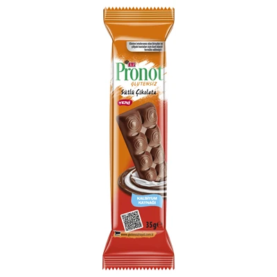 ETİ Pronot Çikolata 12 X 35 G Glutensiz (8'li Paket) ürün görseli 1