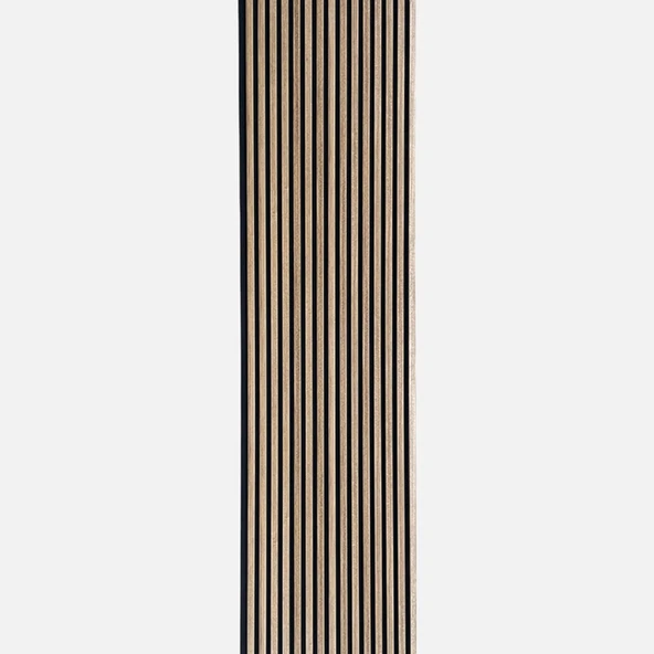 MDF Akustik Duvar Paneli 20x600x2800mm Teak ürün görseli 1