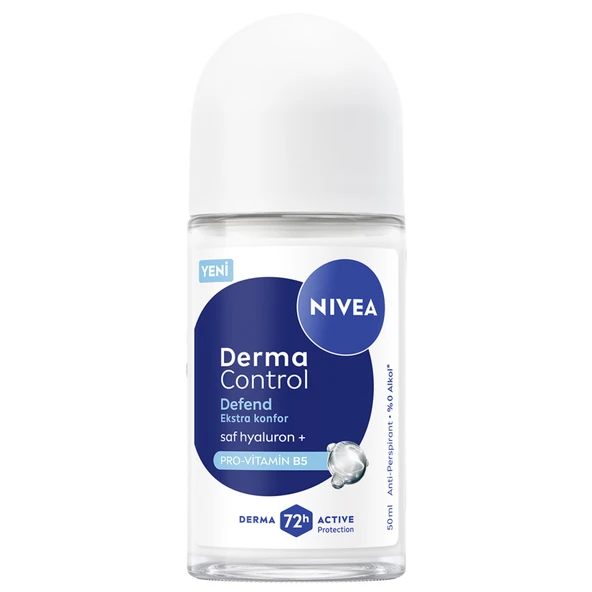 NIVEA Kadın Roll-on Deodorant Derma Control Defend Tahriş Karşıtı 50 Ml (7'li Paket) ürün görseli 1