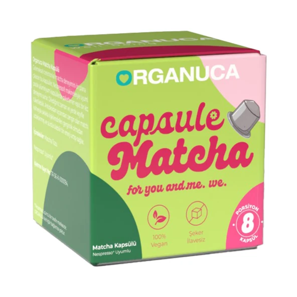 Organuca Matcha Kapsül 8'li 28 G (6'li Paket) ürün görseli 1