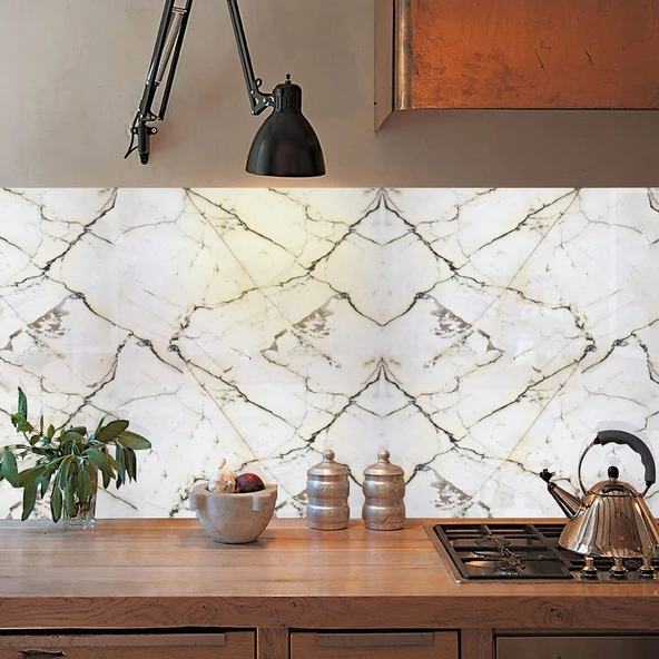 Tink Pvc Panel Çizgi Mermer Desenli 41 x 62 cm (8'li Paket) ürün görseli 1