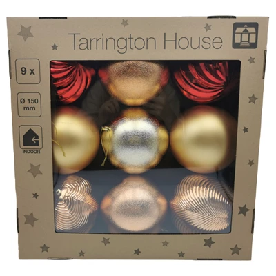 Tarrington House Parlak Mat 15Cm 9Lu Festıve (4'li Paket) ürün görseli 1