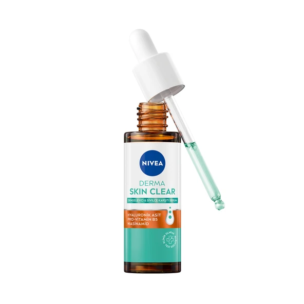 NIVEA Derma Skin Clear Dengeleyici ve Sivilce Karşıtı Serum 30ml (6'li Paket) ürün görseli 1