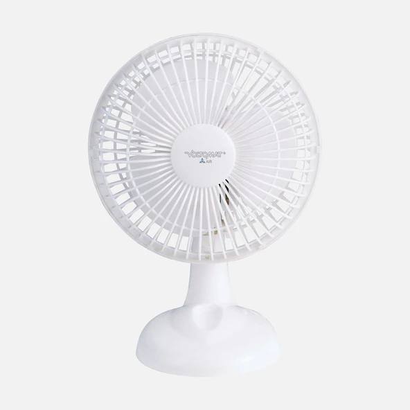 Voltomat Masaüstü Vantilatör 15cm Beyaz (7'li Paket) ürün görseli 1