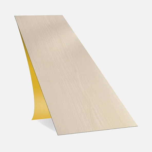 Tink PVC Yapışkanlı Yer Döşeme Beyaz 25x80cm (4'li Paket) ürün görseli 1