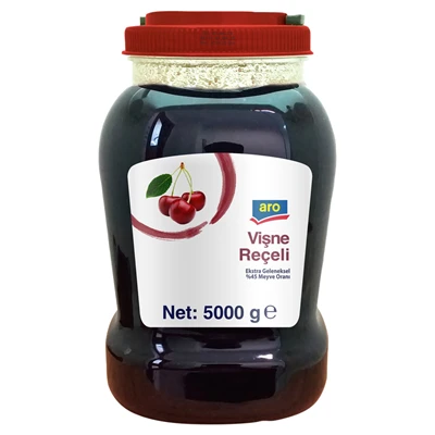 aro Reçel 5 Kg Vişne (4'li Paket) ürün görseli 1
