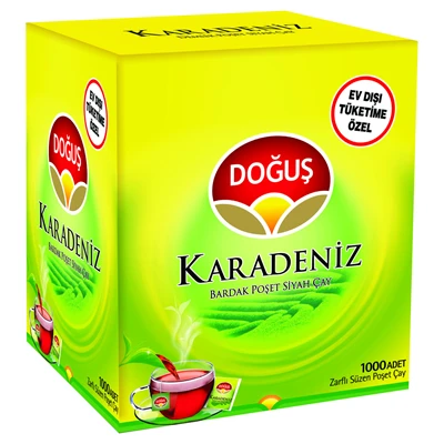 DOĞUŞ Karadeniz Bardak Poşet Çay 1000*2G (2'li Paket) ürün görseli 1
