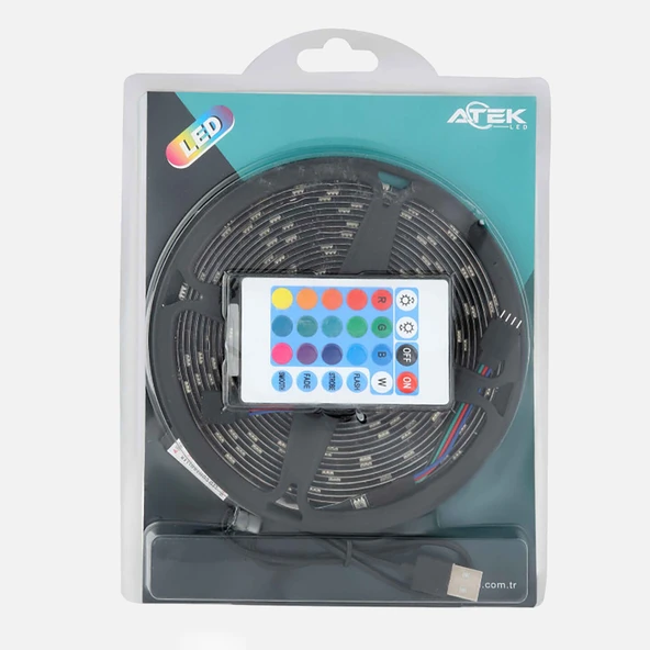 Kumandalı Bluetooth Rgb Şerit Led (3'li Paket) ürün görseli 1