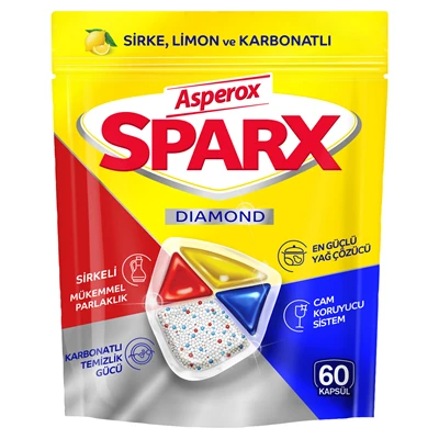 Asperox Sparx Bulaşık Tableti 60Lı (7'li Paket) ürün görseli 1