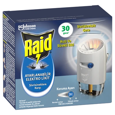 Raıd Ayarlanabilir Elektrolikit Sistem 30 Gece (7'li Paket) ürün görseli 1