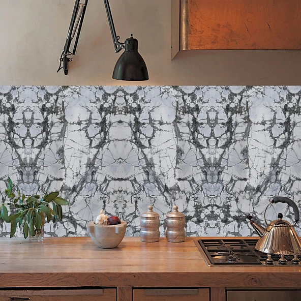 Tink Pvc Panel Siyah Çizgili Desenli 41 x 62 cm (6'li Paket) ürün görseli 1