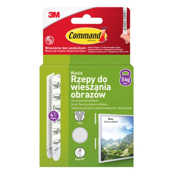 Command Büyük Boy Çerçeve Asma Bantları 4 Çift (6'li Paket) ürün görseli 1