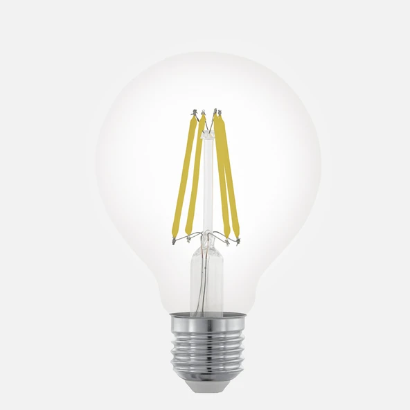 Eglo Şeffaf G80 7.5 W Klasik E27 Duy Led Ampul (5'li Paket) ürün görseli 1