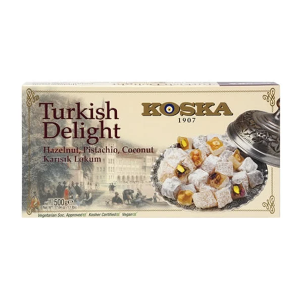 Koska Karışık Çerezli Lokum 500 G (7'li Paket) ürün görseli 1