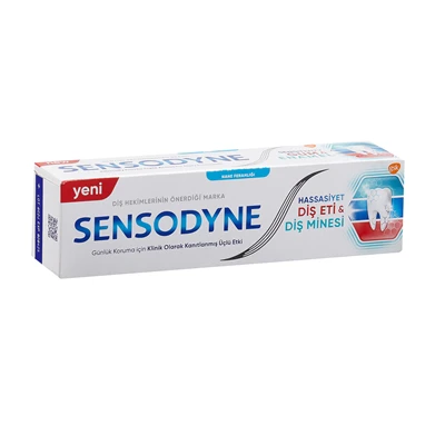 Sensodyne Diş Macunu Hassas Beyaz 75 Ml Diş Menesi (7'li Paket) ürün görseli 1