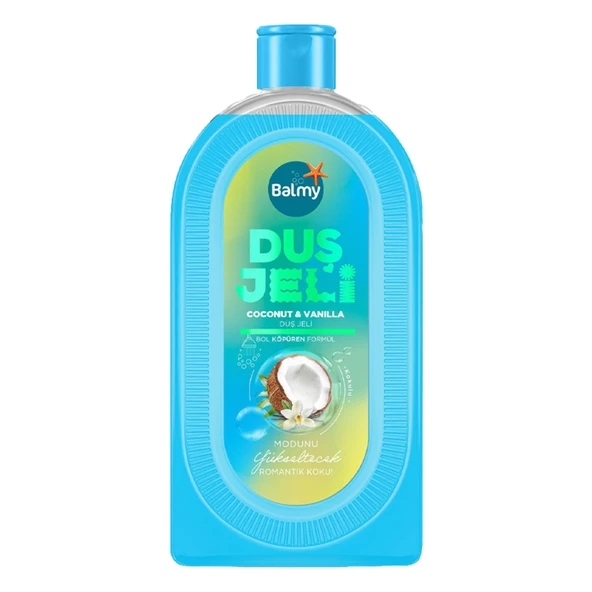 Balmy Naturel Hindistan Cevizi Vanilya Duş Jeli 450 Ml (8'li Paket) ürün görseli 1