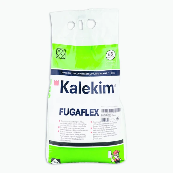 Kalekim 2357 Fugaflex 1-6 mm Derz 5Kg (6'li Paket) ürün görseli 1