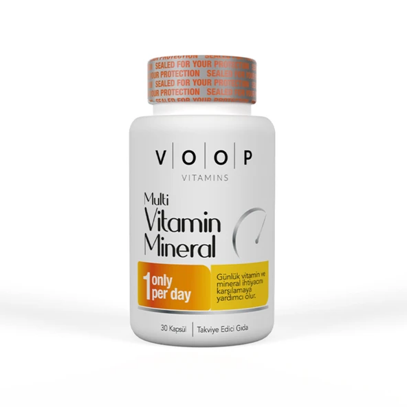 Voop Multıvitamin Multimıneral 30 Kapsül (8'li Paket) ürün görseli 1