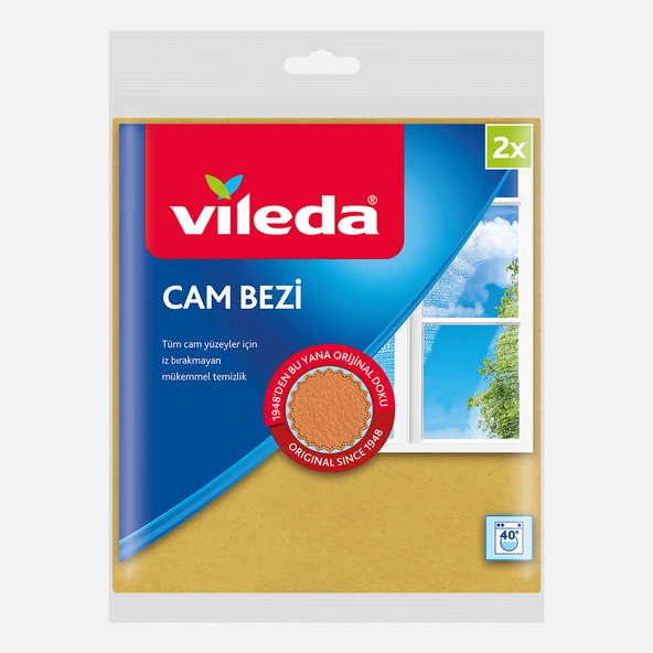Vileda İz Bırakmayan İkili Cam Bezi (7'li Paket) ürün görseli 1